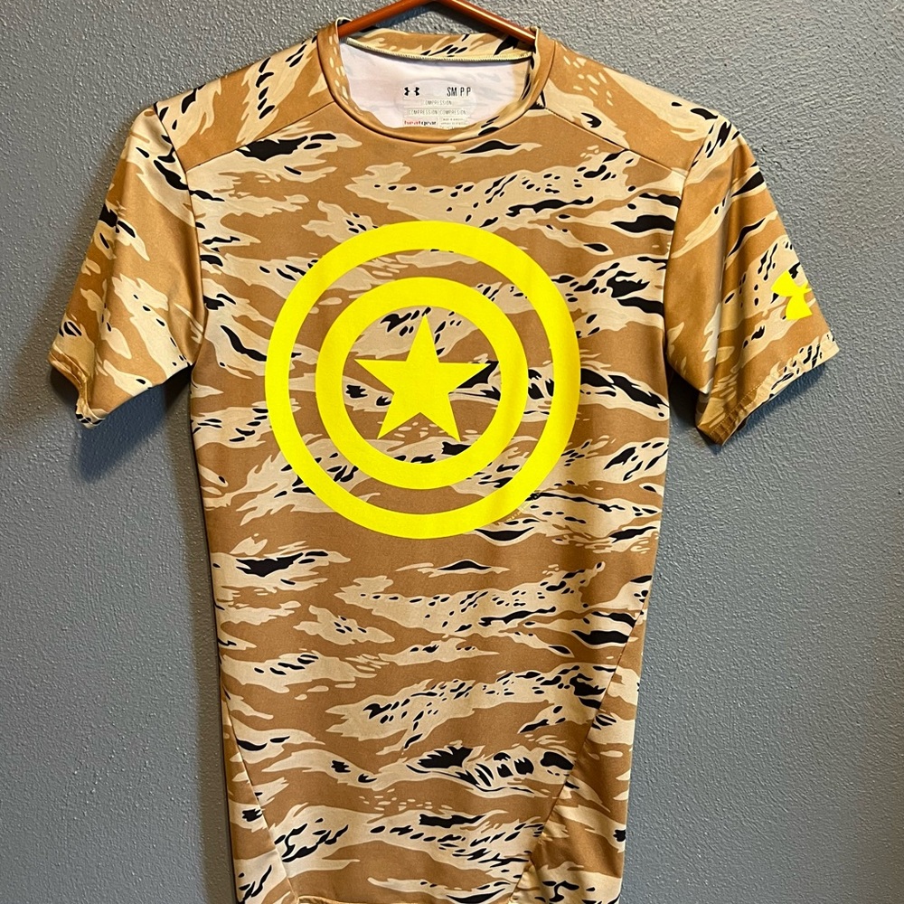Under Armour Boys Captain America compression shirt